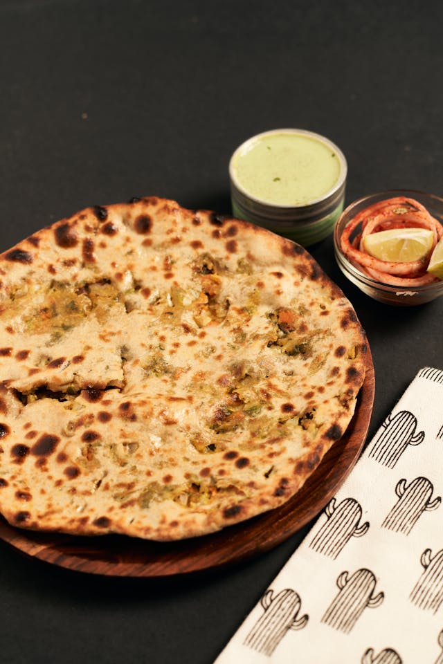 Pudina Lacha Parantha